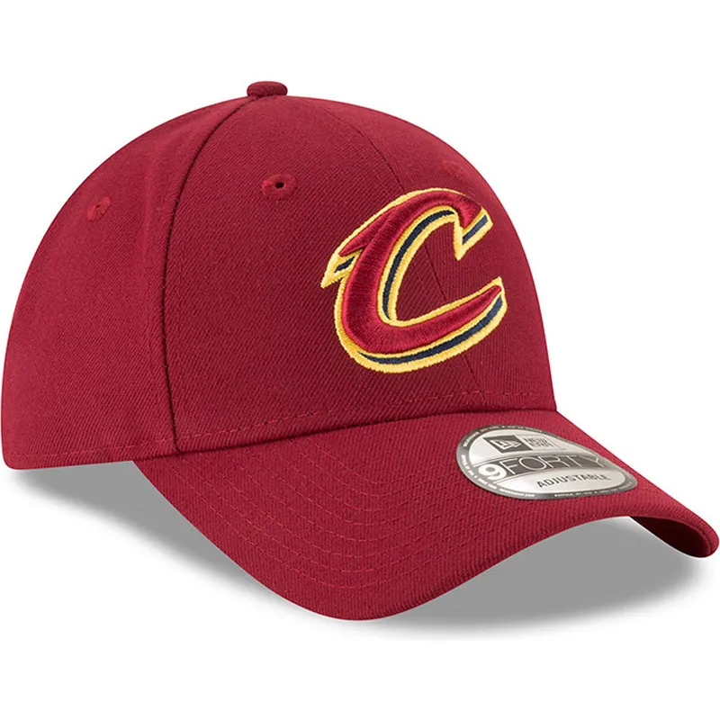 kapa-zaobljena-crvena-podesiv-9forty-the-league-cleveland-cavaliers-nba-new-era