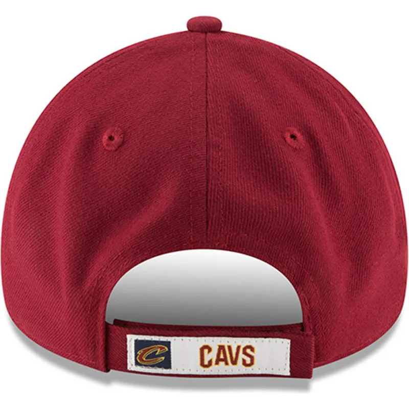 kapa-zaobljena-crvena-podesiv-9forty-the-league-cleveland-cavaliers-nba-new-era