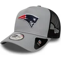 kapa-zaobljena-siva-snapback-essential-a-frame-new-england-patriots-nfl-new-era