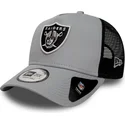 kapa-zaobljena-siva-snapback-essential-a-frame-las-vegas-raiders-nfl-new-era