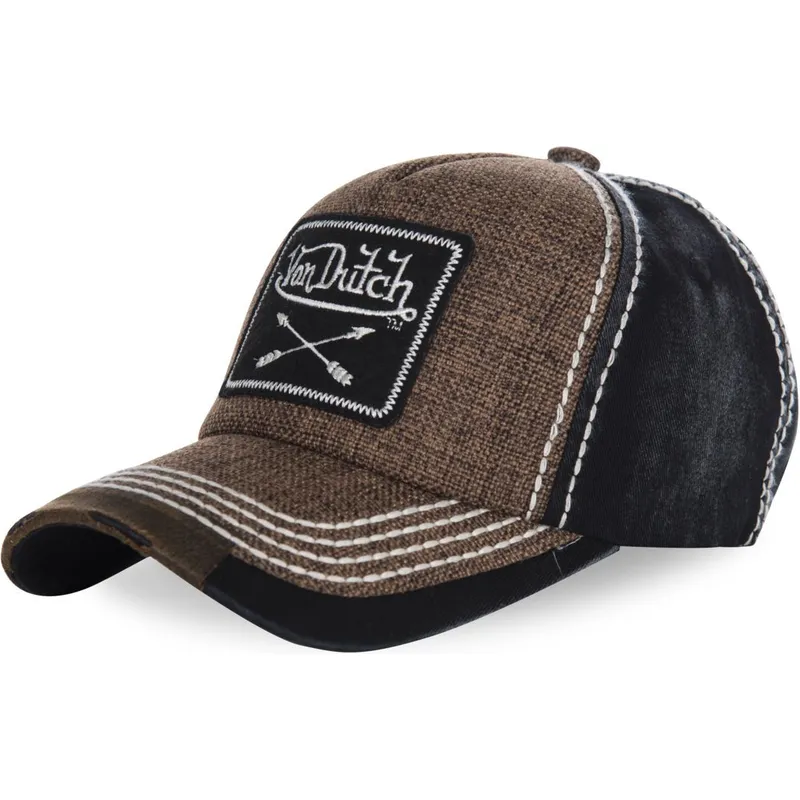 kapa-zaobljena-smeda-podesiv-arrow02-von-dutch