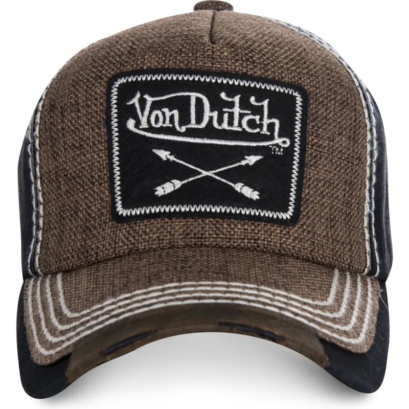 kapa-zaobljena-smeda-podesiv-arrow02-von-dutch