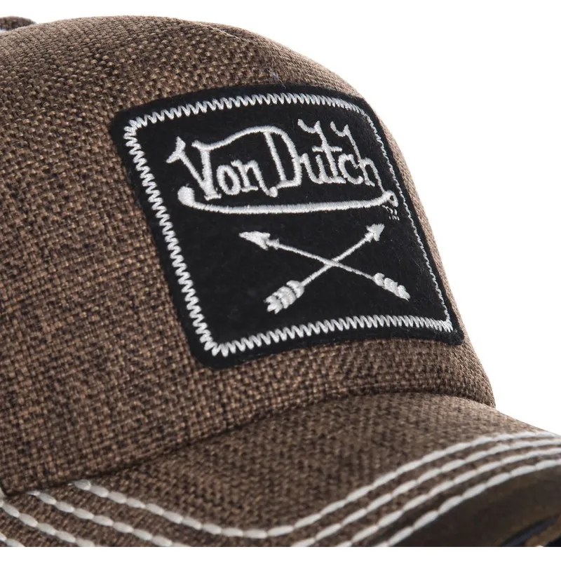 kapa-zaobljena-smeda-podesiv-arrow02-von-dutch