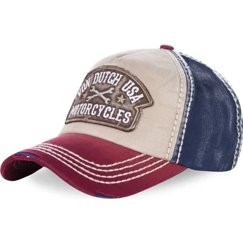 Kapa zaobljena bijela podesiv DYLAN02 Von Dutch