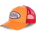 cap-zaobljena-orange-snapback-von-dutch
