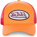 cap-zaobljena-orange-snapback-von-dutch