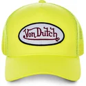 cap-zaobljena-yellow-snapback-von-dutch
