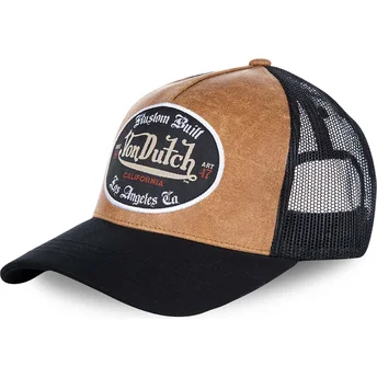 Cap zaobljena brown snapback Von Dutch