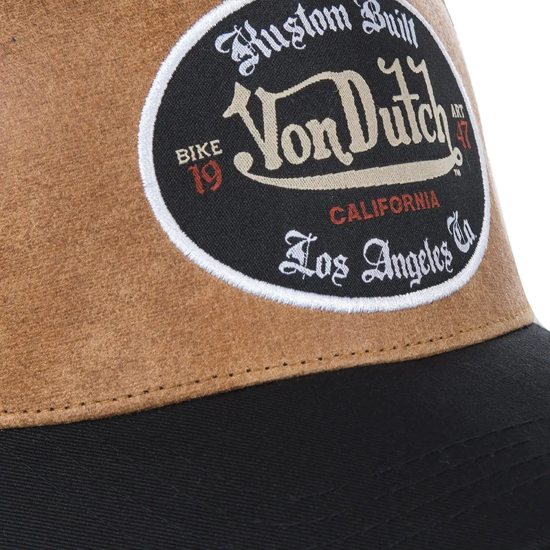 cap-zaobljena-brown-snapback-von-dutch
