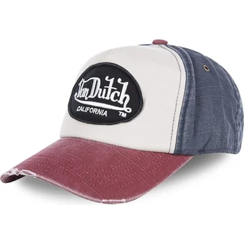 Cap zaobljena white adjustable strap Von Dutch