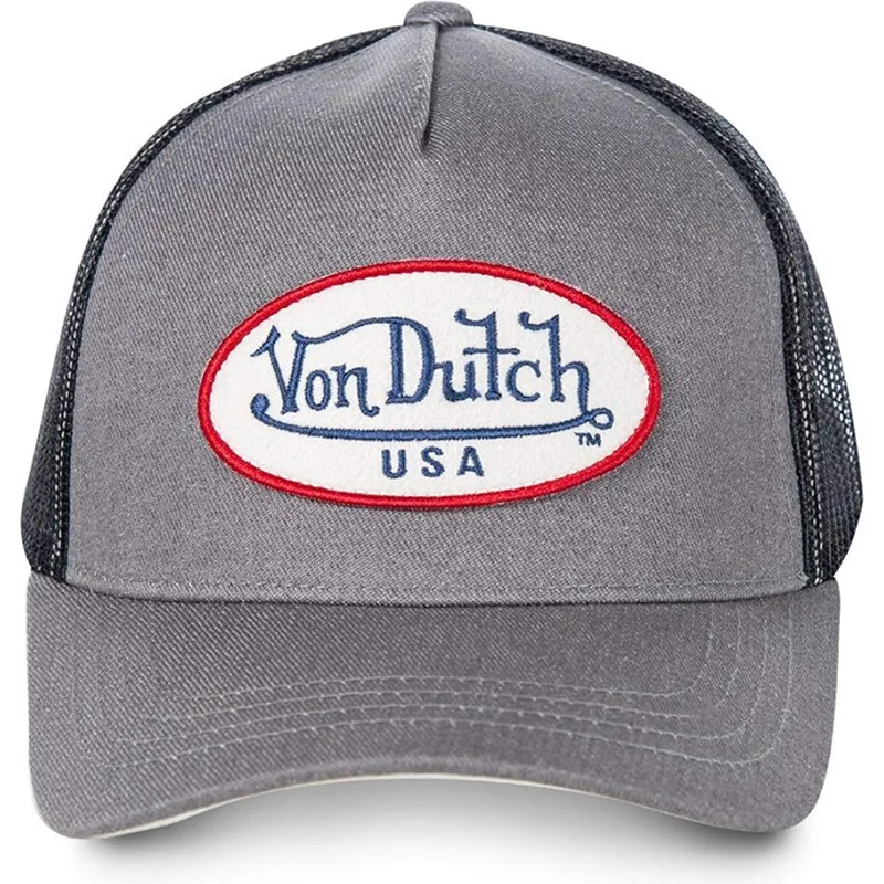 cap-zaobljena-gray-snapback-von-dutch