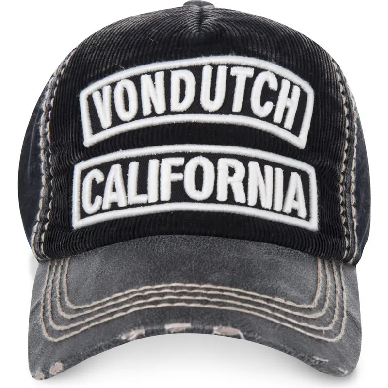 kapa-zaobljena-crna-podesiv-niles01-von-dutch