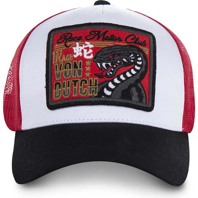 kapa-zaobljena-bijela-snapback-snake-von-dutch
