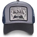 cap-zaobljena-gray-snapback-von-dutch