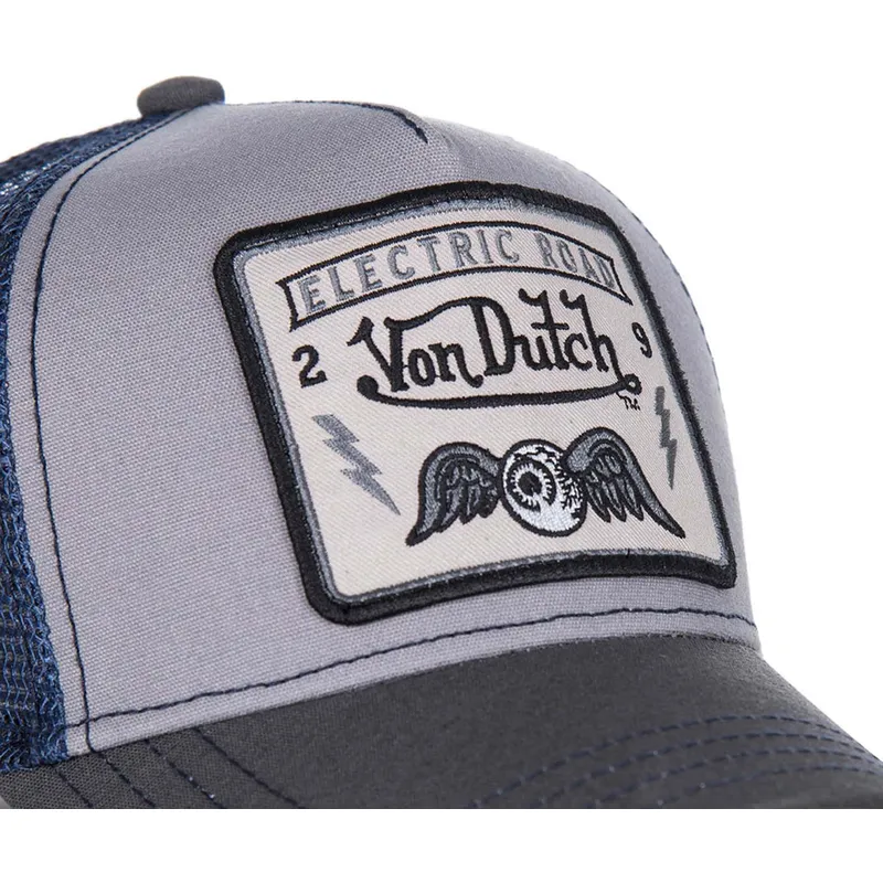 cap-zaobljena-gray-snapback-von-dutch