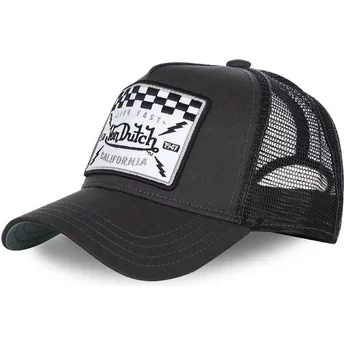 Von Dutch SQUARE8B Black Trucker Hat