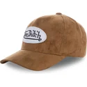 kapa-zaobljena-smeda-podesiv-suede5-von-dutch
