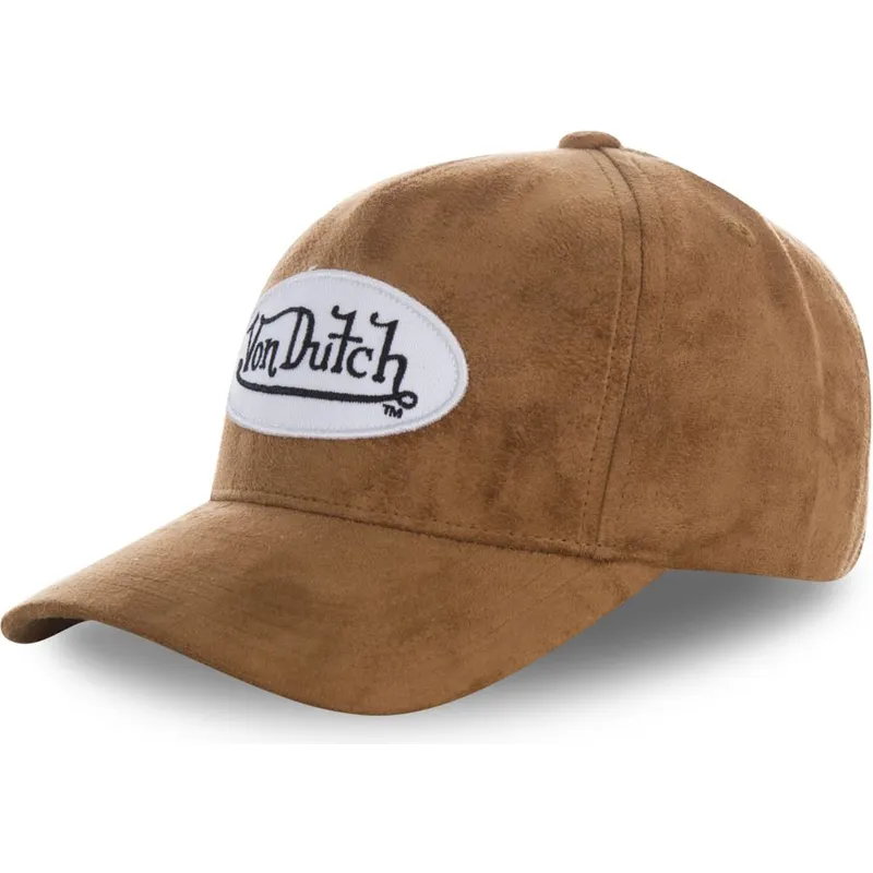kapa-zaobljena-smeda-podesiv-suede5-von-dutch