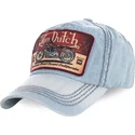 kapa-zaobljena-plava-podesiv-efecto-vaquero-terry02-von-dutch