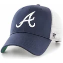 kapa-zaobljena-mornarsko-plava-snapback-atlanta-braves-mlb-47-brand