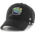 kapa-zaobljena-crna-podesiv-tampa-bay-rays-mlb-47-brand