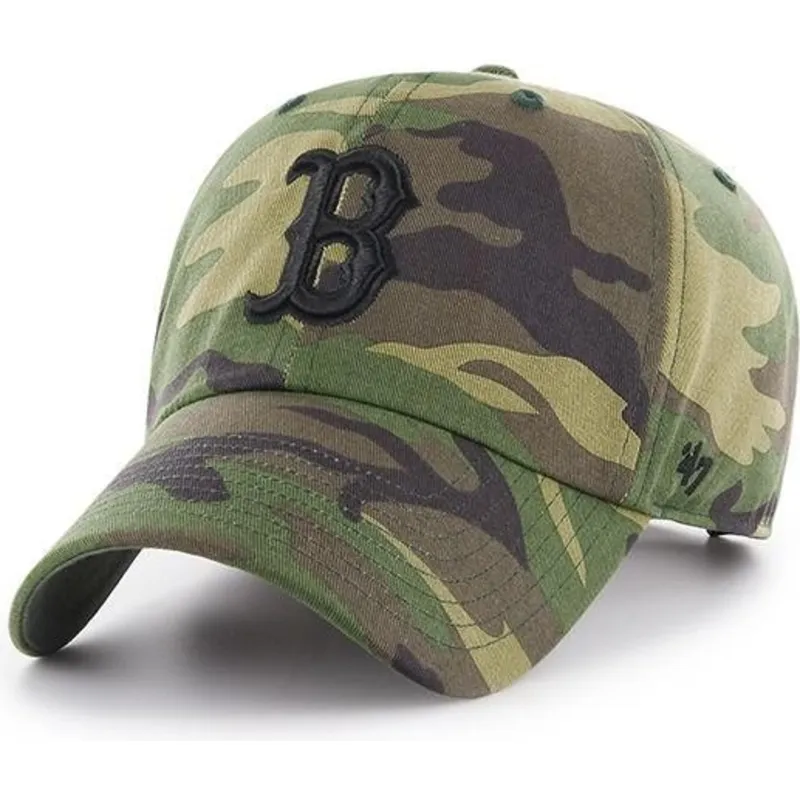 kapa-zaobljena-maskirni-podesiv-boston-red-sox-mlb-47-brand