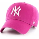 kapa-zaobljena-ruzicasta-podesiv-orquidea-new-york-yankees-mlb-47-brand