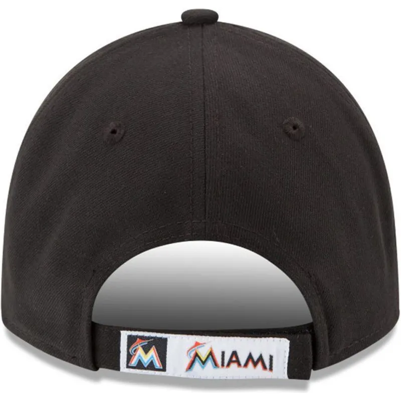 kape-zaobljena-crna-podesiva-traka-9forty-the-league-miami-marlins-mlb-new-era