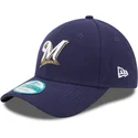 kapa-zaobljena-mornarsko-plava-podesiv-9forty-the-league-milwaukee-brewers-mlb-new-era