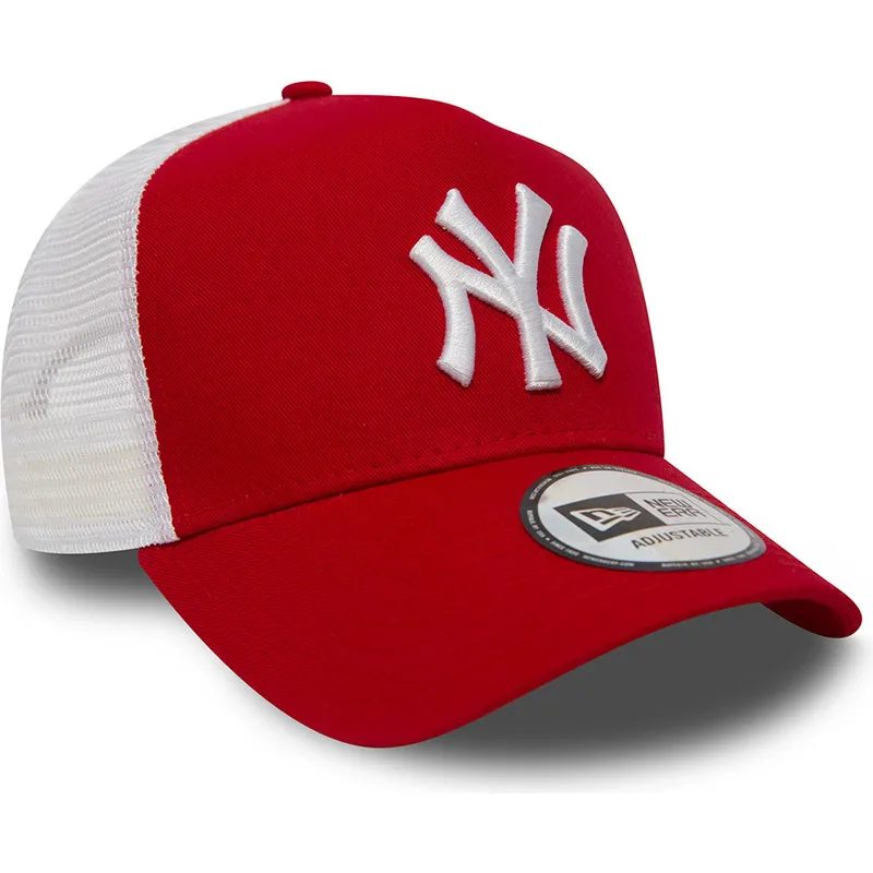 kape-zaobljena-crvena-snapback-clean-a-frame-2-new-york-yankees-mlb-new-era