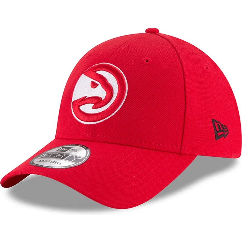 kapa-zaobljena-crvena-podesiv-9forty-the-league-atlanta-hawks-nba-new-era