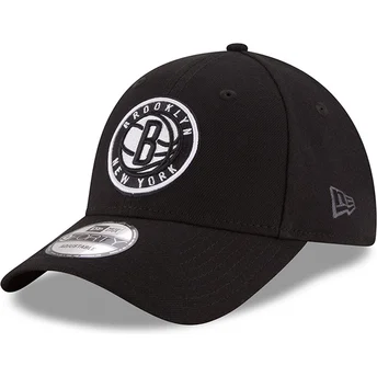 kapa-zaobljena-crna-podesiv-9forty-the-league-brooklyn-nets-nba-new-era