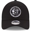 kapa-zaobljena-crna-podesiv-9forty-the-league-brooklyn-nets-nba-new-era