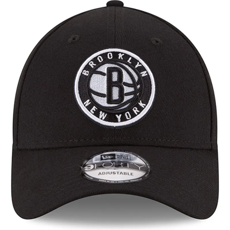 kapa-zaobljena-crna-podesiv-9forty-the-league-brooklyn-nets-nba-new-era
