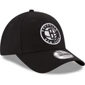 kapa-zaobljena-crna-podesiv-9forty-the-league-brooklyn-nets-nba-new-era