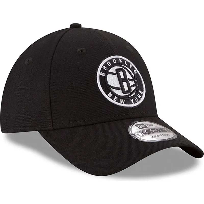 kapa-zaobljena-crna-podesiv-9forty-the-league-brooklyn-nets-nba-new-era