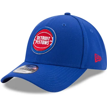Cap zaobljena blue adjustable strap 9FORTY The League Detroit Pistons NBA New Era