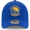 kapa-zaobljena-plava-podesiv-9forty-the-league-golden-state-warriors-nba-new-era
