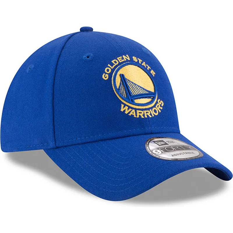 kapa-zaobljena-plava-podesiv-9forty-the-league-golden-state-warriors-nba-new-era