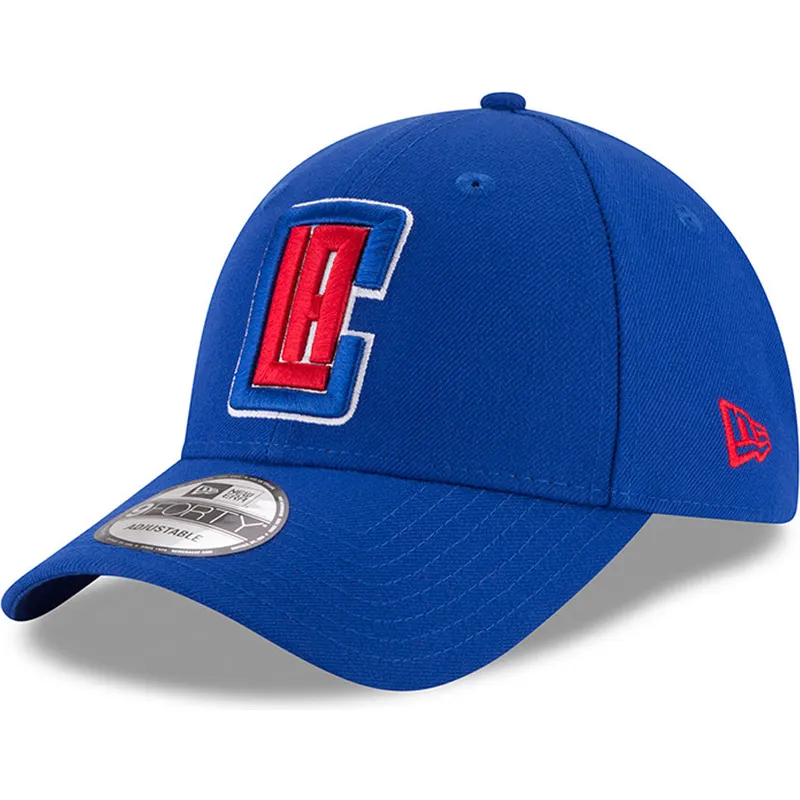 kapa-zaobljena-plava-podesiv-9forty-the-league-los-angeles-clippers-nba-new-era