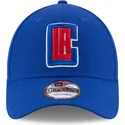 kapa-zaobljena-plava-podesiv-9forty-the-league-los-angeles-clippers-nba-new-era
