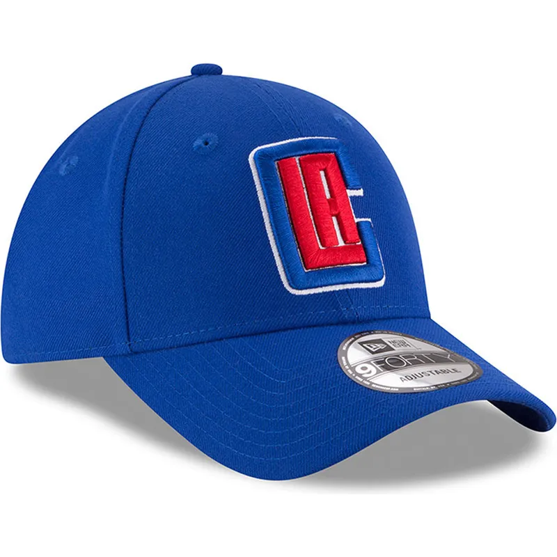 kapa-zaobljena-plava-podesiv-9forty-the-league-los-angeles-clippers-nba-new-era