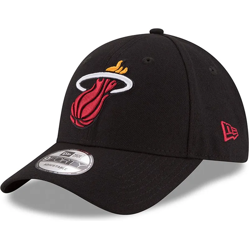 kapa-zaobljena-crna-podesiv-9forty-the-league-miami-heat-nba-new-era
