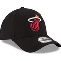 cap-zaobljena-black-adjustable-strap-9forty-the-league-miami-heat-nba-new-era
