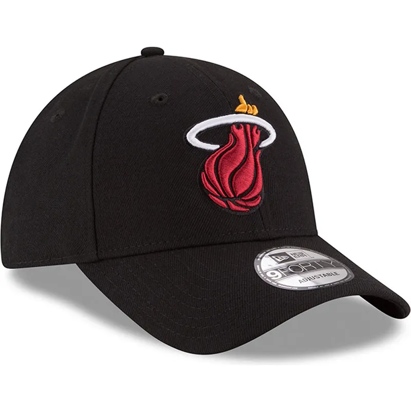 kapa-zaobljena-crna-podesiv-9forty-the-league-miami-heat-nba-new-era