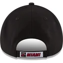 cap-zaobljena-black-adjustable-strap-9forty-the-league-miami-heat-nba-new-era