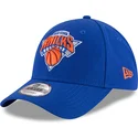 cap-zaobljena-blue-adjustable-strap-9forty-the-league-new-york-knicks-nba-new-era