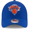 cap-zaobljena-blue-adjustable-strap-9forty-the-league-new-york-knicks-nba-new-era