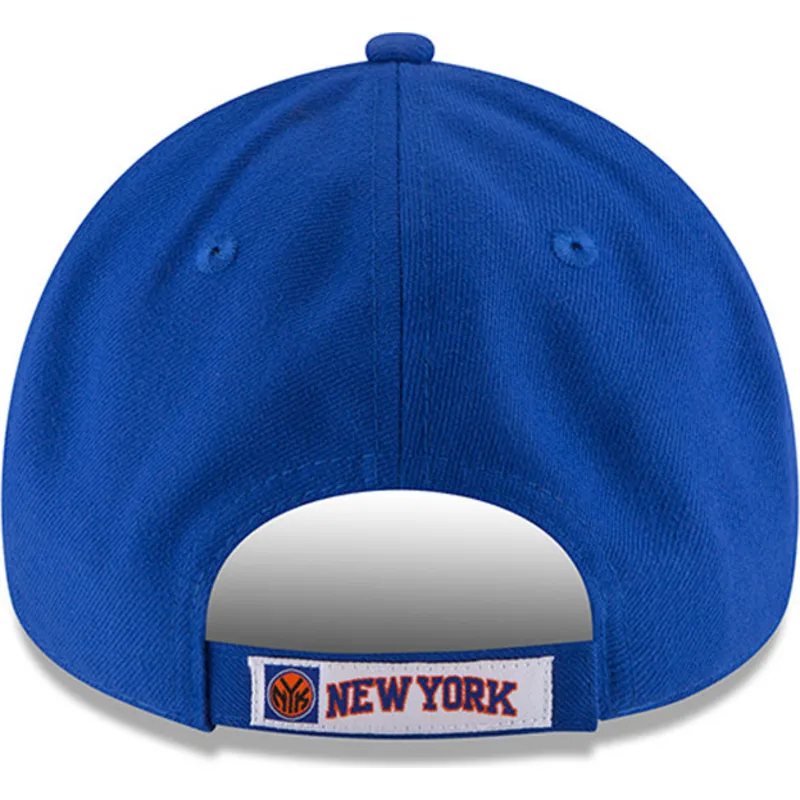 cap-zaobljena-blue-adjustable-strap-9forty-the-league-new-york-knicks-nba-new-era
