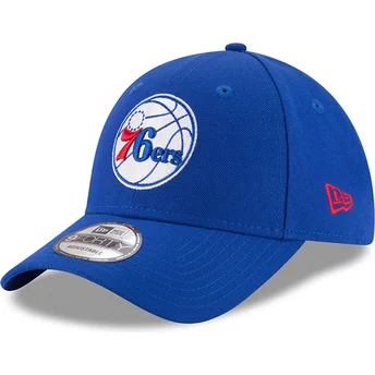 Cap zaobljena blue adjustable strap 9FORTY The League Philadelphia 76ers NBA New Era